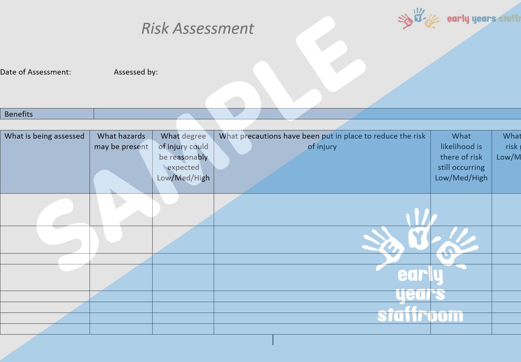 ea educational visits risk assessment