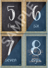 Hessian - Blackboard Numbers - Early Years