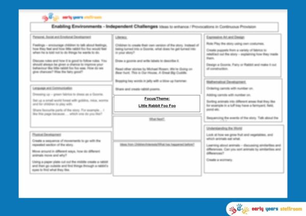 Early Years Resources