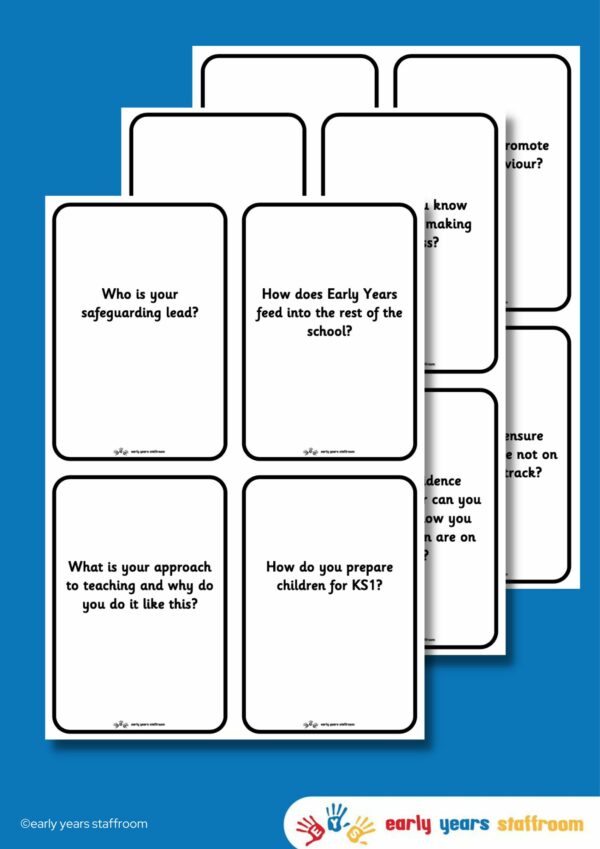 Ofsted Question Cards - Early Years Staffroom