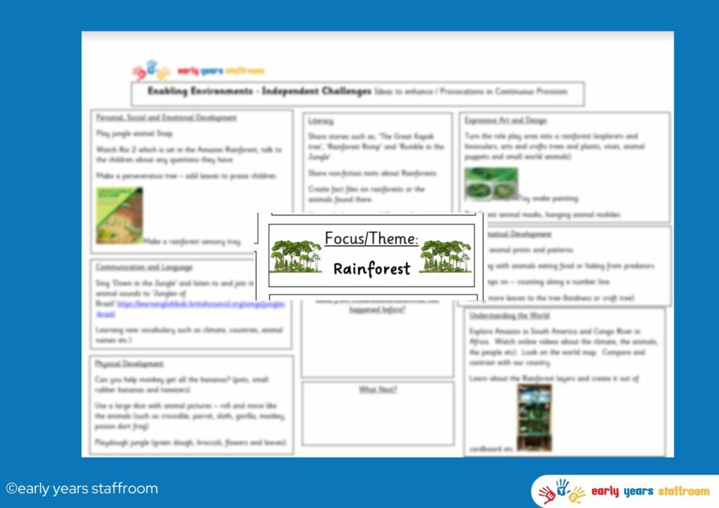 Early Years Resources