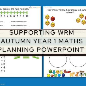 Supporting White Rose Maths Autumn Year 1 Planning Powerpoint