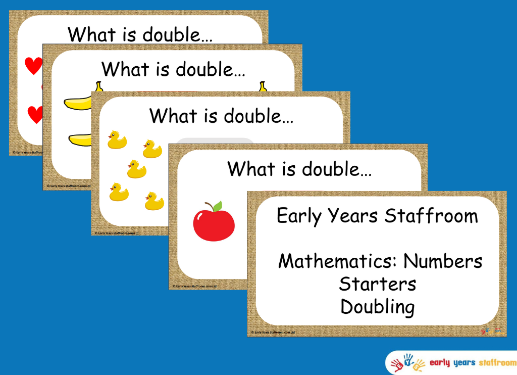 Maths Numbers Starters - Doubling PowerPoint