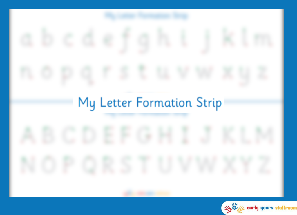 Letter Formation - Upper and Lower Case