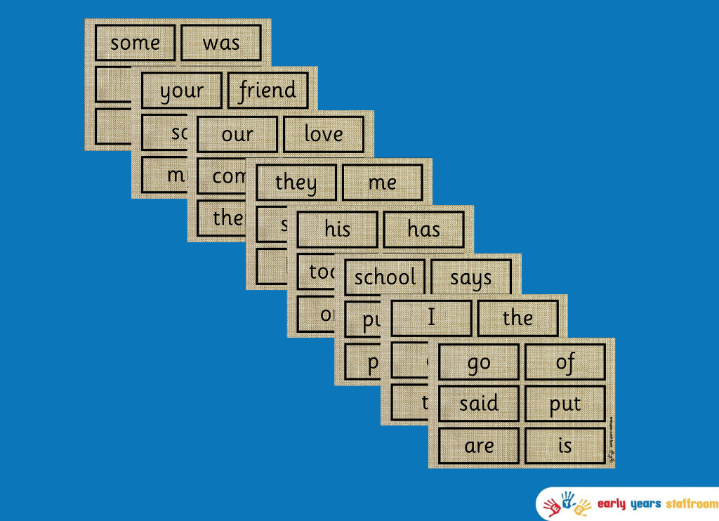 Year 1 Common Exception Words
