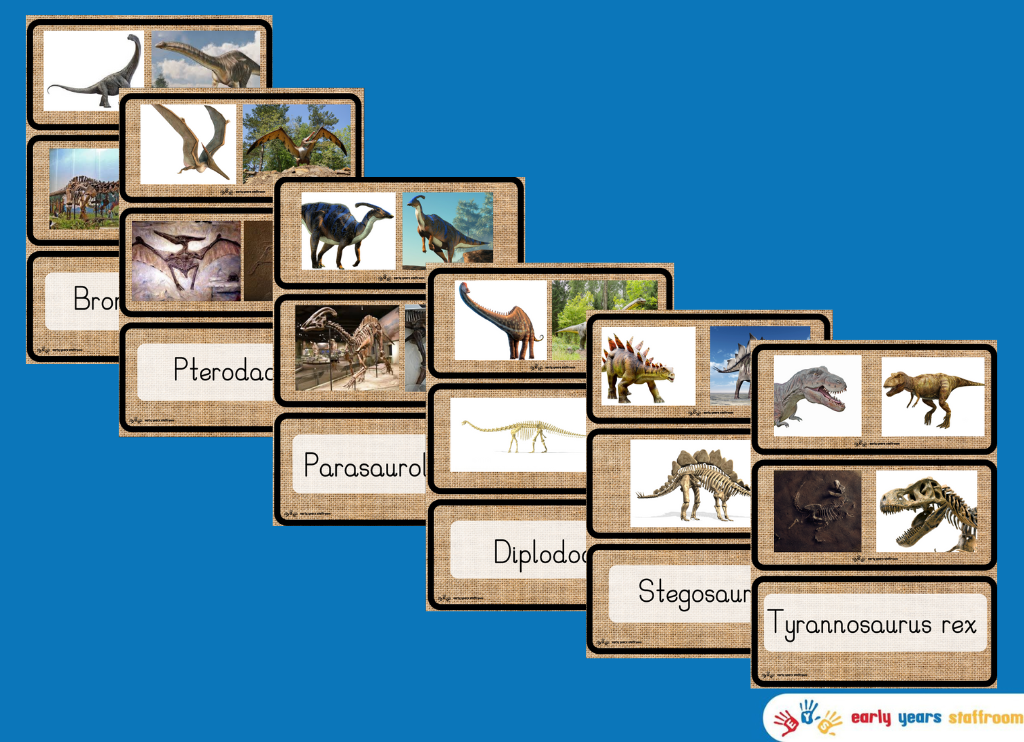 Hessian Dinosaur Fossil Cards