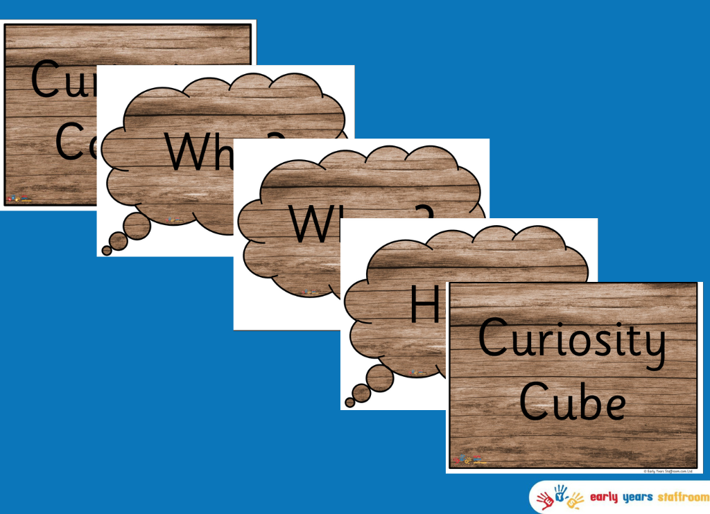 Curiosity Cube Banner Poster and Questions