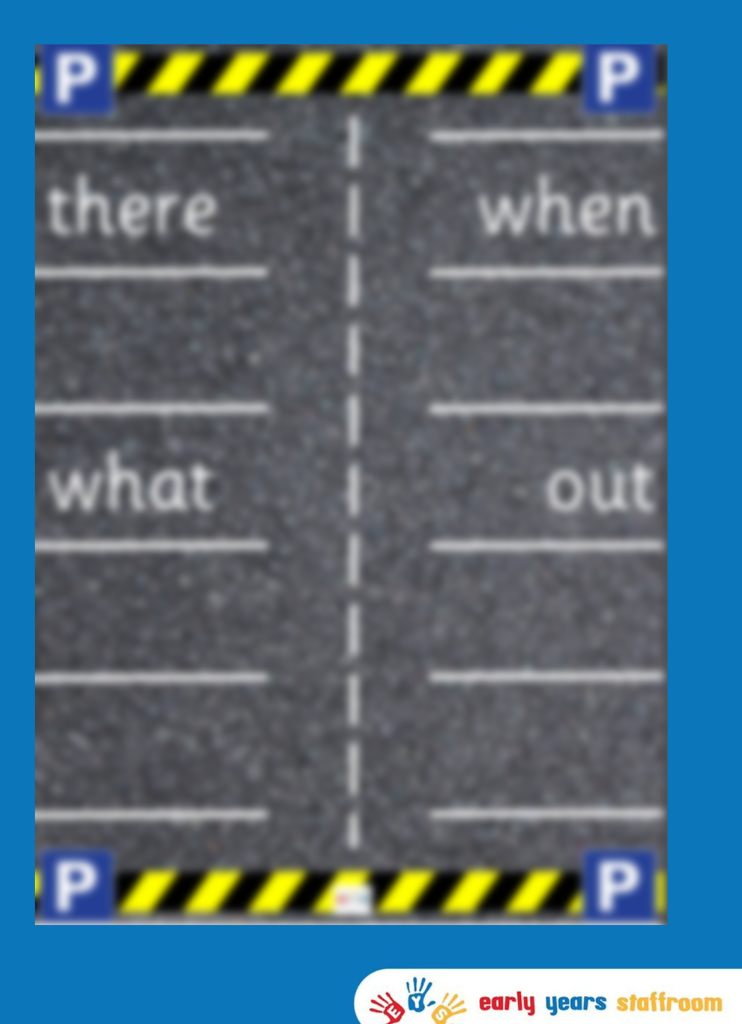 Phase 4 Tricky Word Car Mat – Part 2 of 2