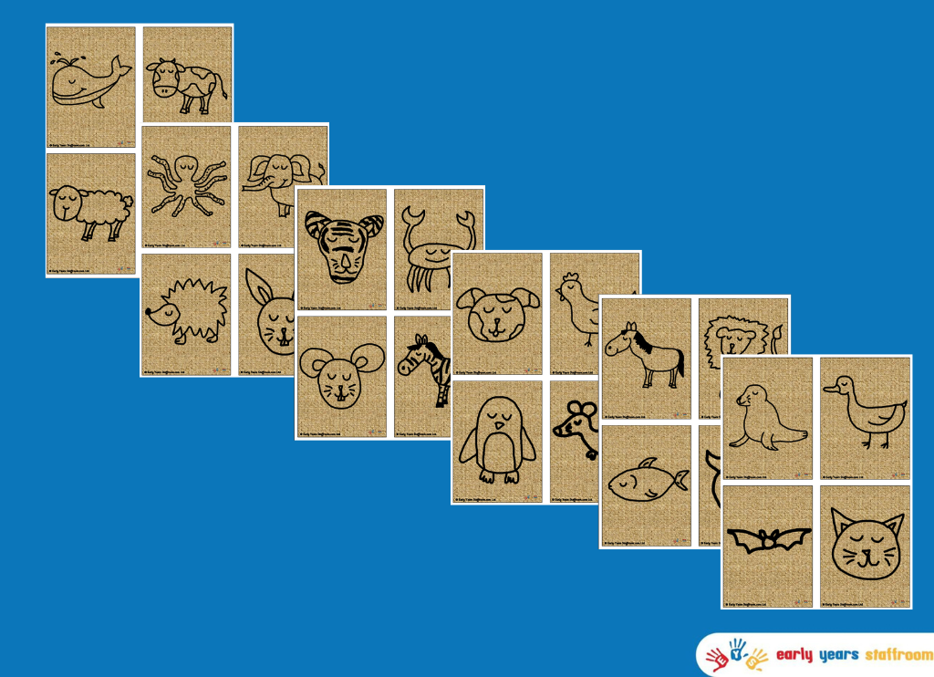 Animal Drawing Cards