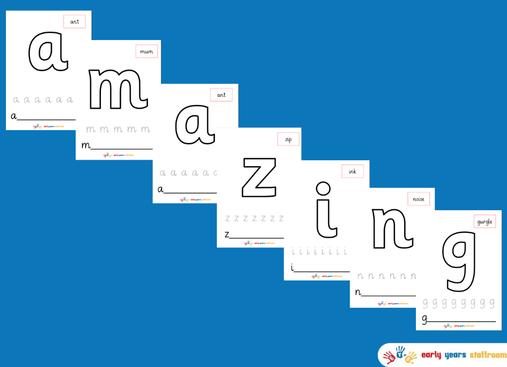 My Phonics Sounds Book Letter Formation