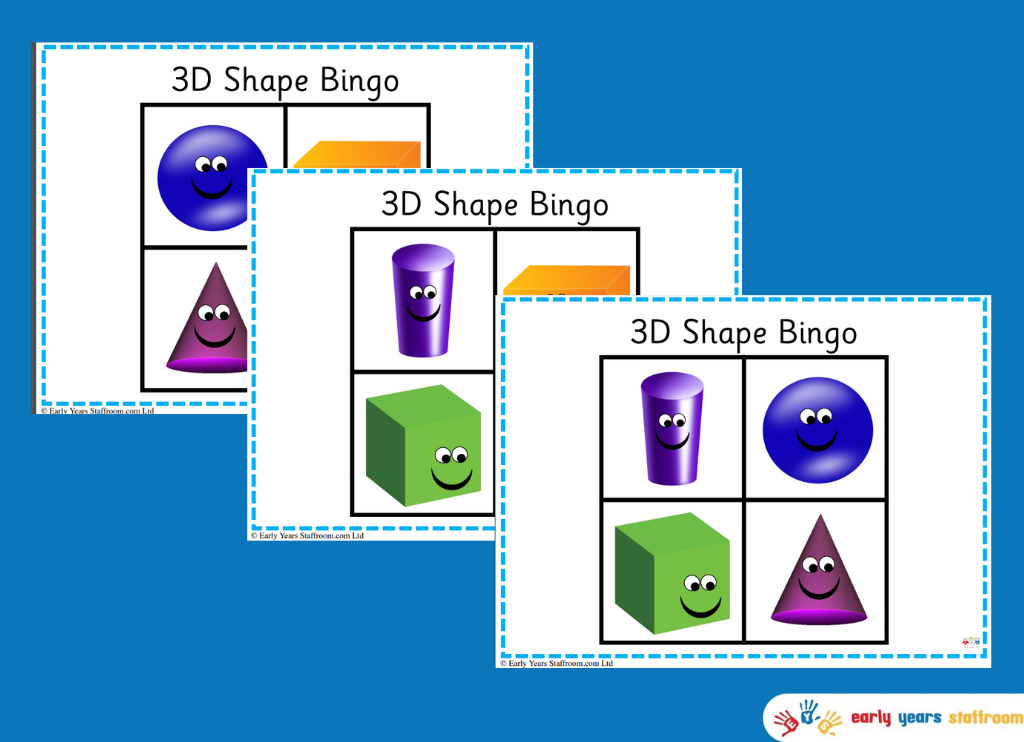 3D Shape Bingo