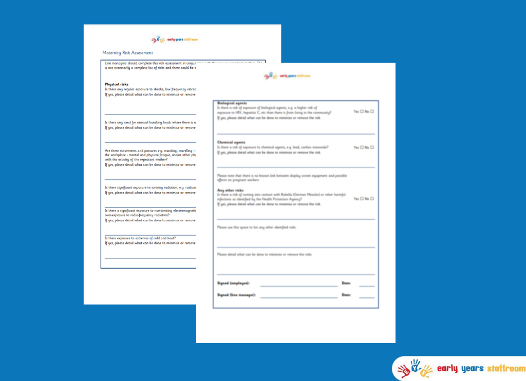 Maternity Risk Assessment Form