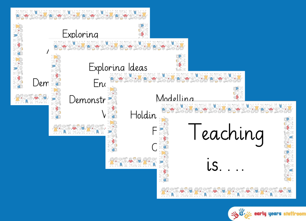 Teaching is Display Words