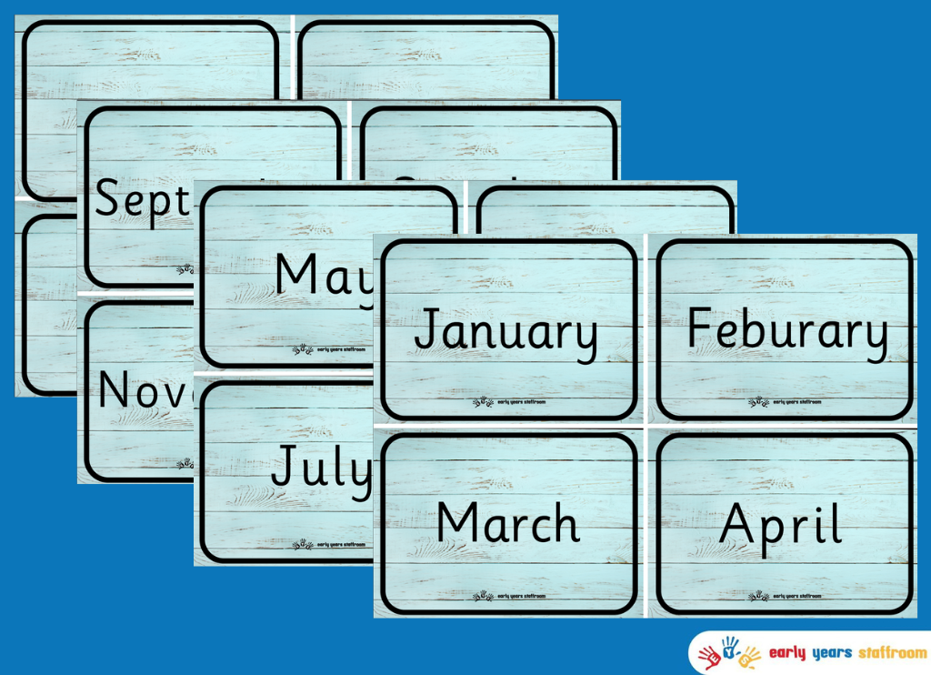 Calendar Line - Months of the Year