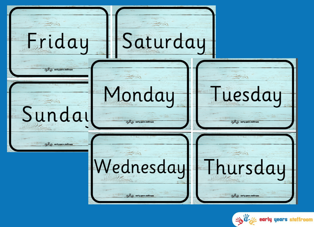Calendar Line - Days of the Week