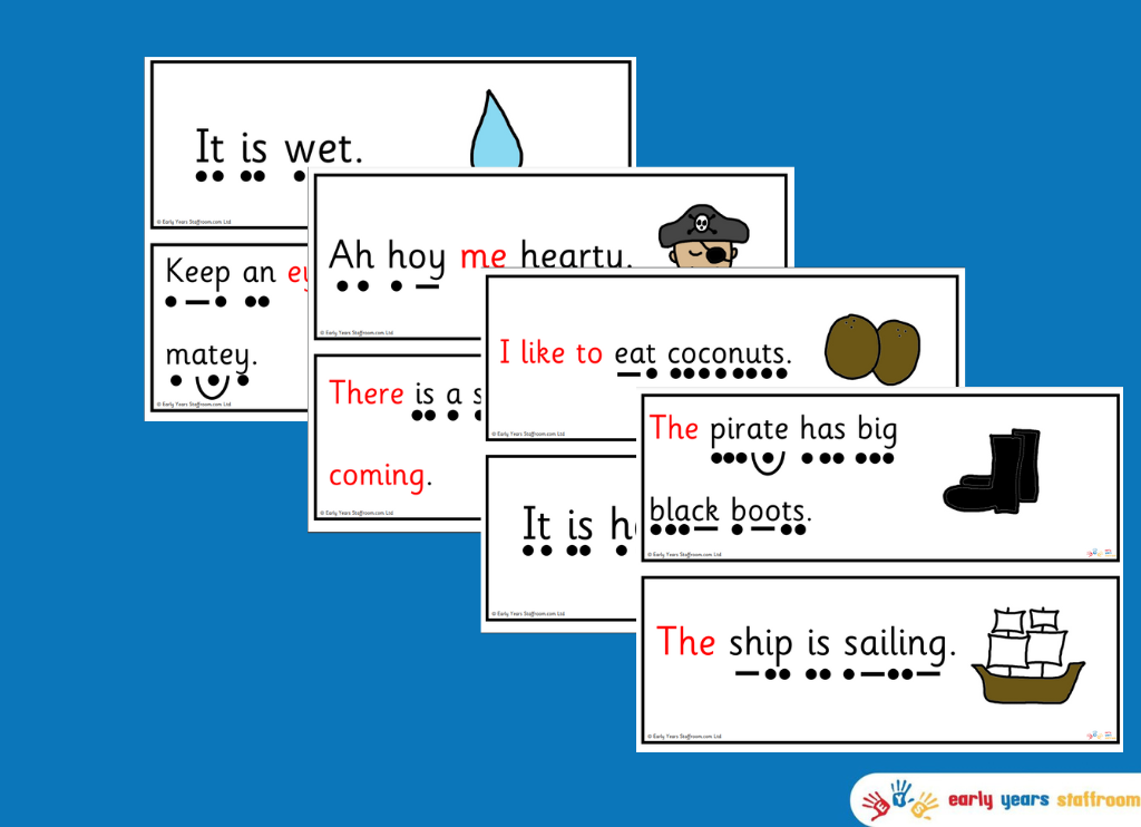 Pirate Phonics Sentences Home Learning
