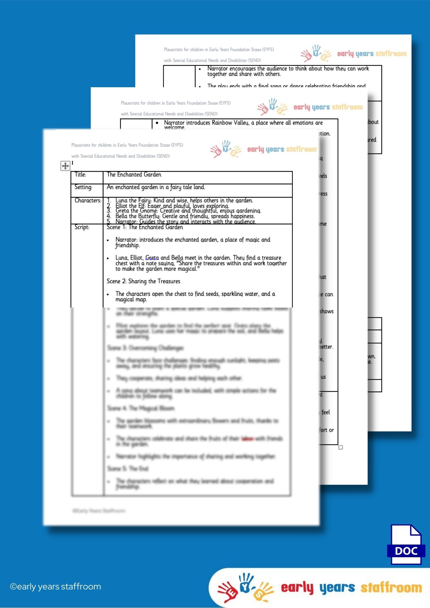 Play Scripts to Support Children in the EYFS with SEND Early Years