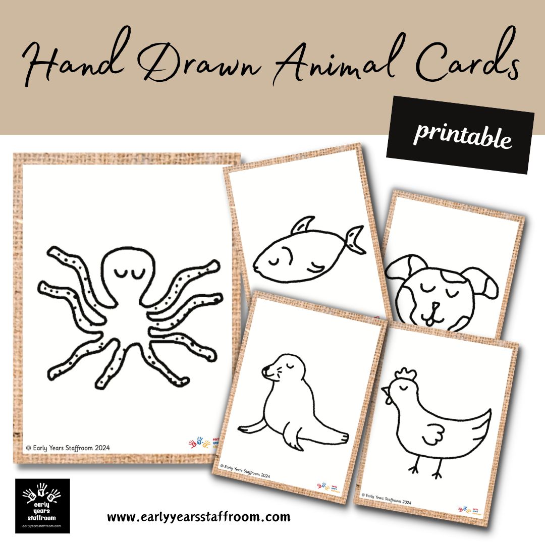 Animal Drawing Cards