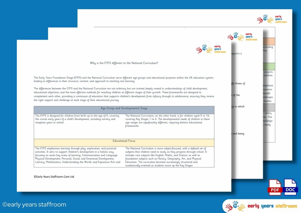 Early Years Resource And Planning