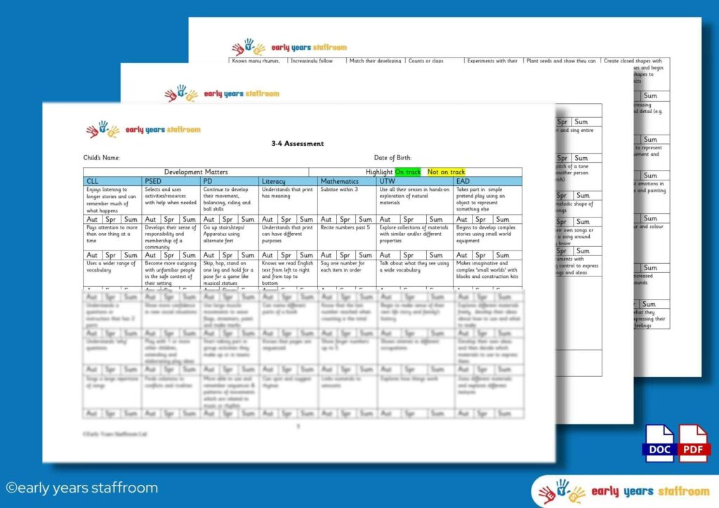 Early Years Resources And Planning