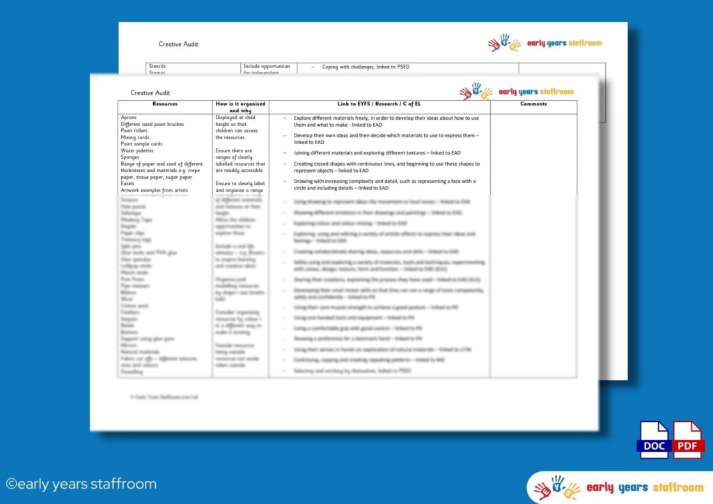 Early Years Resources And Planning To Download