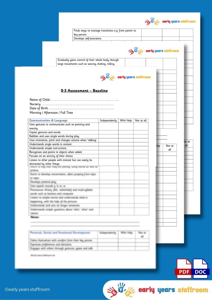 Early Years Planning and Resources To Download