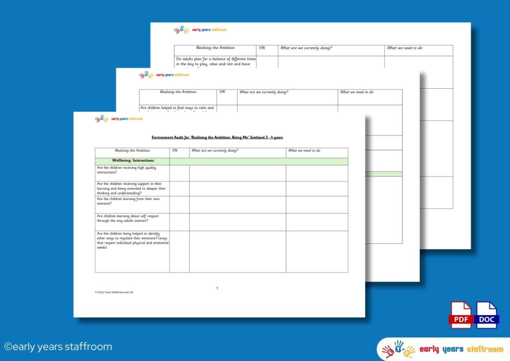 Early Years Planning And Resources To Download